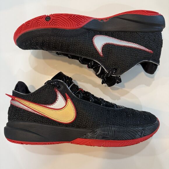 Nike Lebron James XX DJ5423 001 Mens US Size 10 Black University Red Trinity main image 7
